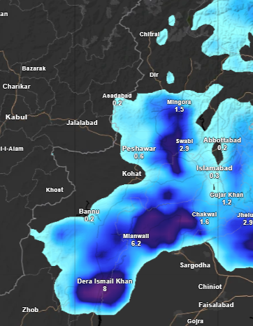 Rainfall Alert KPK