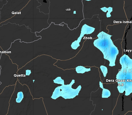 Rainfall Alert Balochistan