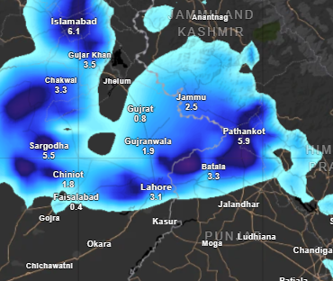 Rainfall Alert Punjab