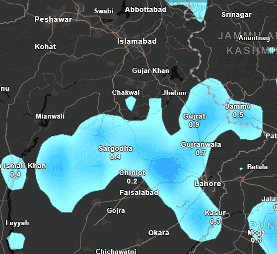 Rainfall Alert Punjab