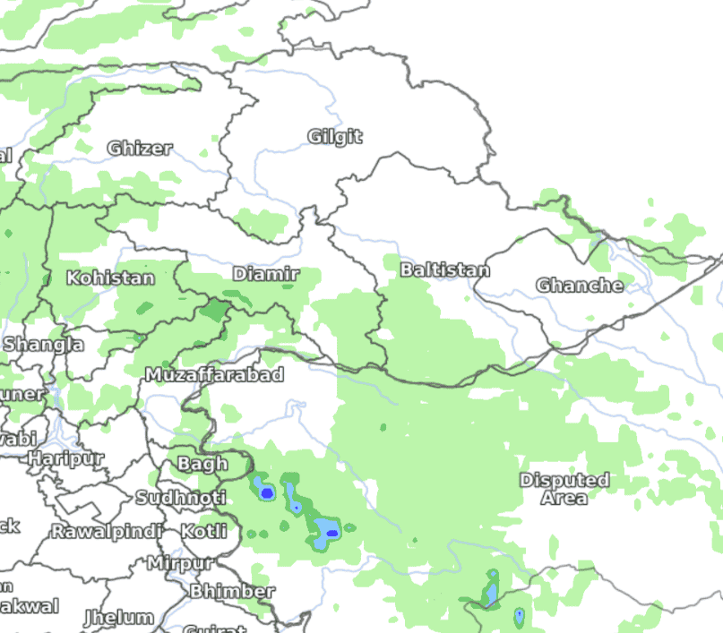 Rainfall Alert GB and AJK