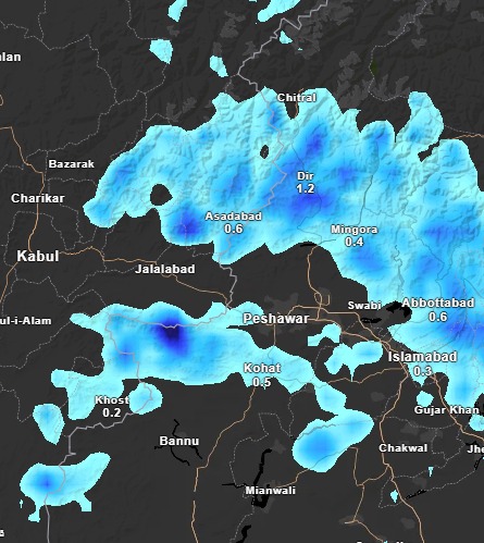 Rainfall Alert KPK