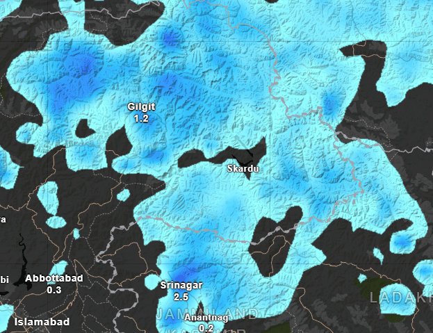 Rain Alert (GB and AJ&K)