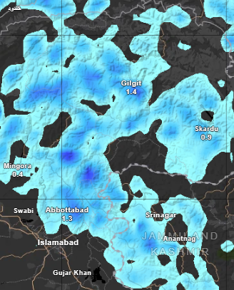 Rainfall Alert GB & AJK