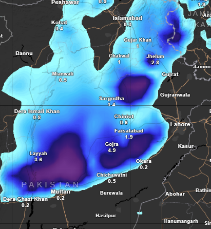 Rainfall Alert Punjab