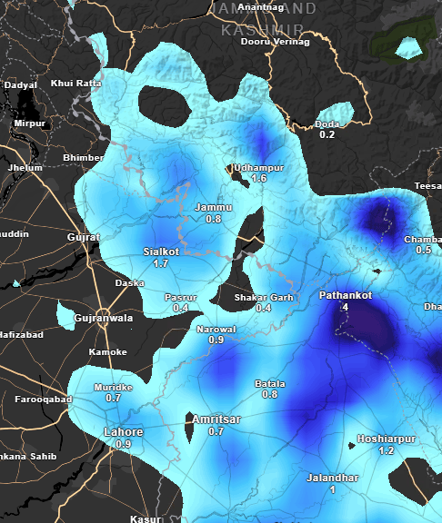 Rainfall Alert Punjab