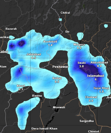 Rainfall Alert KPK