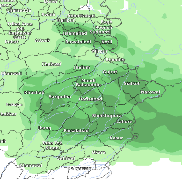 Rainfall Alert Punjab
