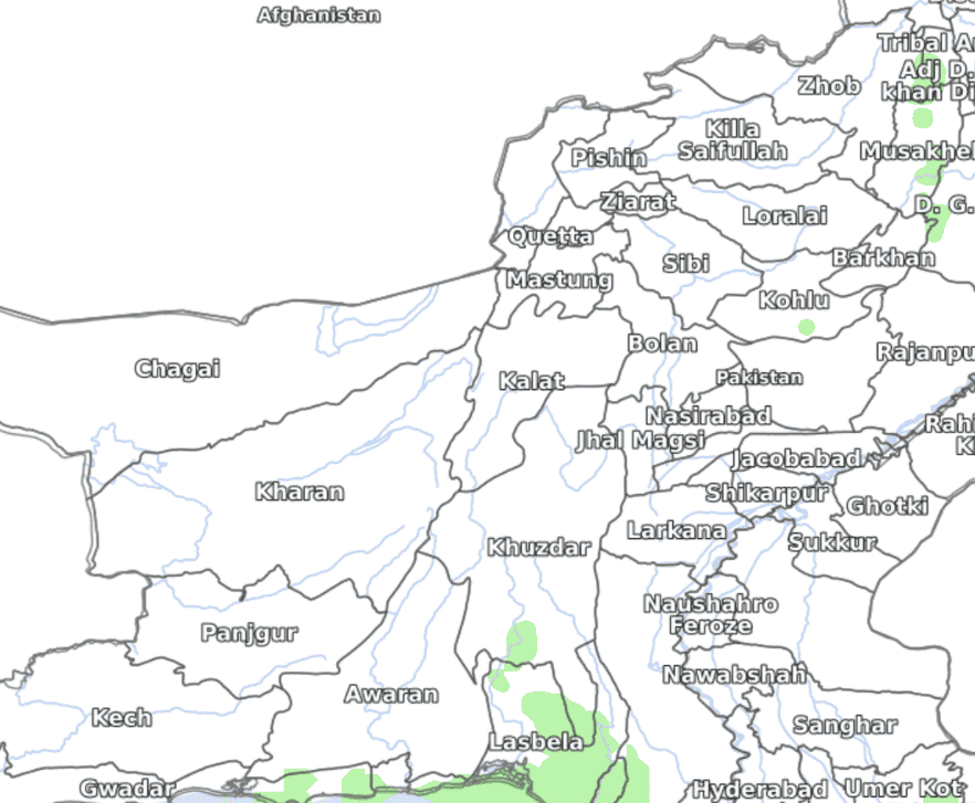 Rainfall Alert Balochistan