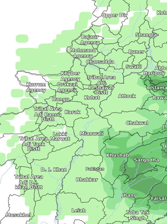 Rainfall Alert KPK