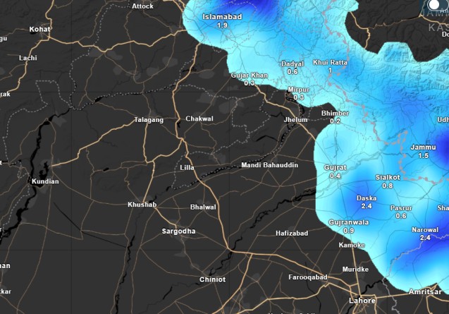 Rainfall Alert Punjab