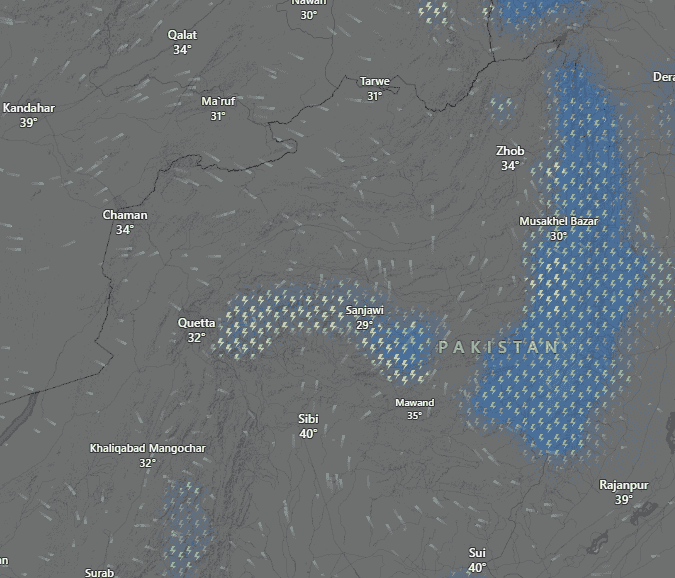 Rainfall Alert Balochistan
