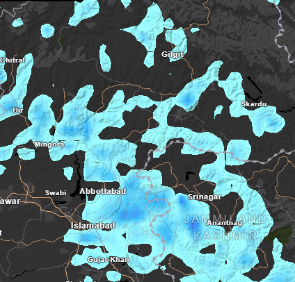 Rainfall Alert GB and AJK