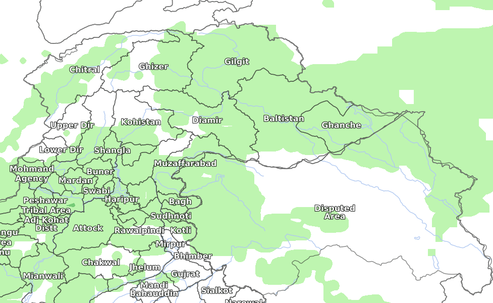Rainfall Alert GB and AJK