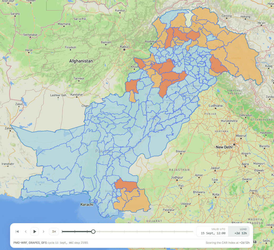 Convective Activity Alert (KP, Punjab & Southeastern Sindh)