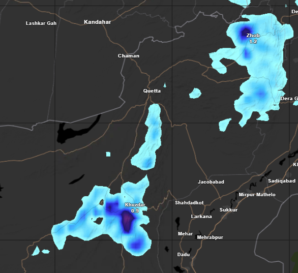 Rainfall Alert Balochistan