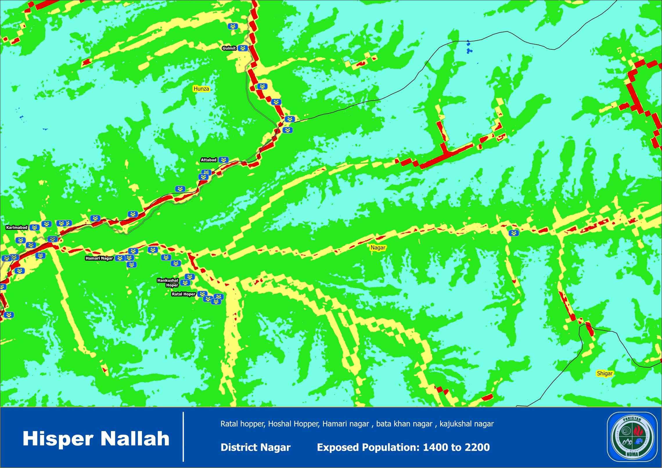 GLOF/Flash Flood/ Debris Flow/ Mudflow - Hisper Hoper, Nagar (July 01 to 07, 2026)