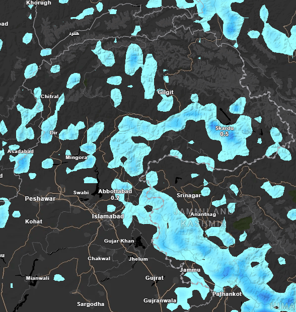Rainfall Alert GB & AJK