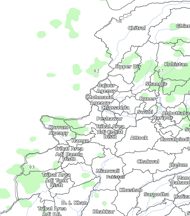 Rainfall Alert KPK