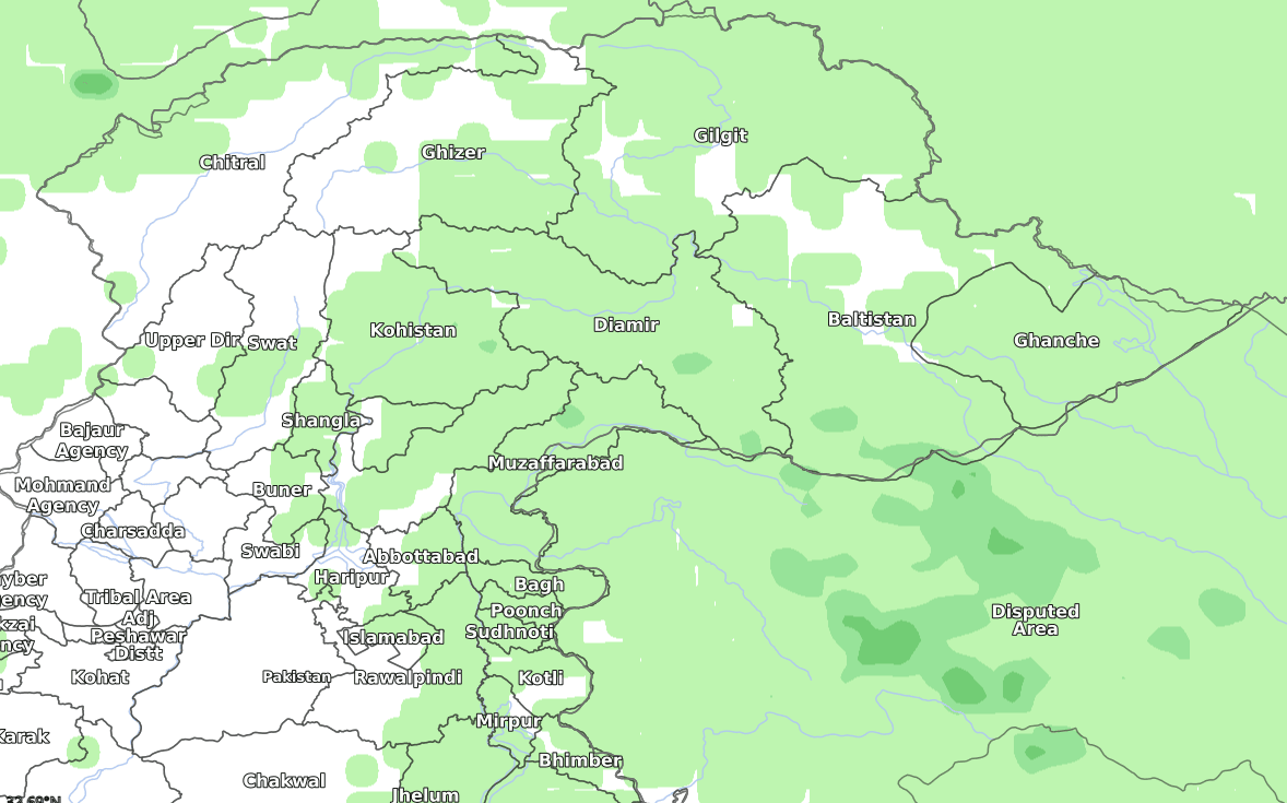 Rainfall Alert GB & AJK