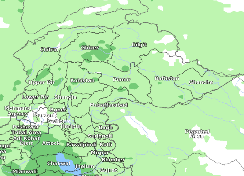 Rainfall Alert GB & AJK