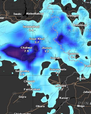 Rainfall Alert Punjab