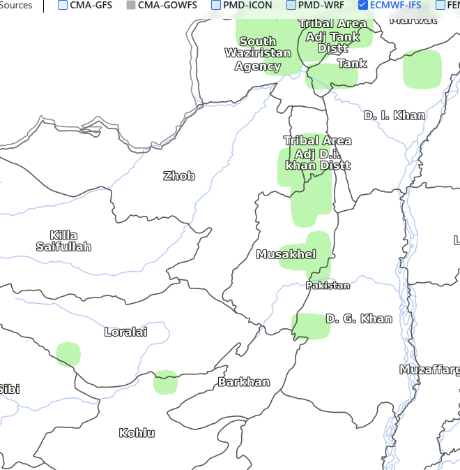 Rainfall Alert Balochistan