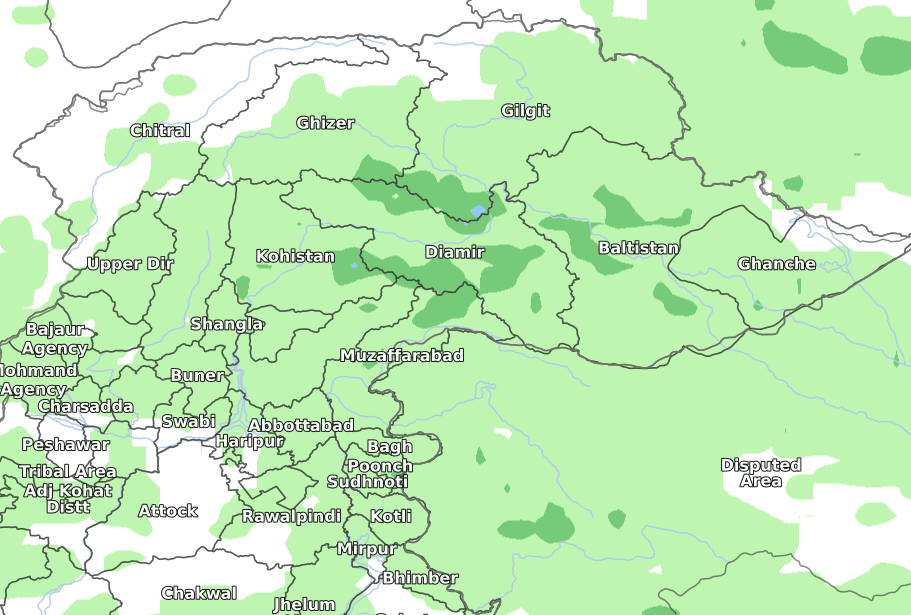 Rainfall Alert GB/AJK