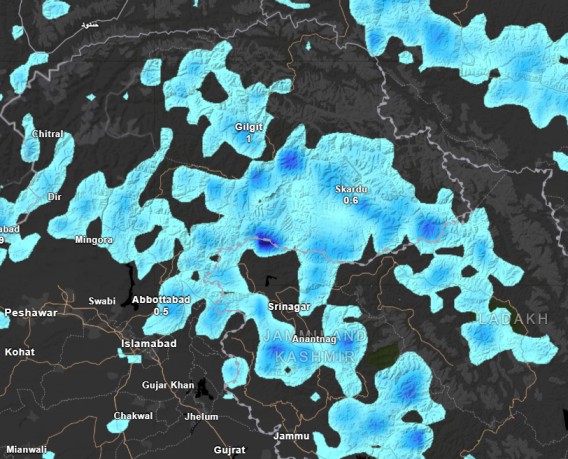 Rainfall Alert GB and AJK