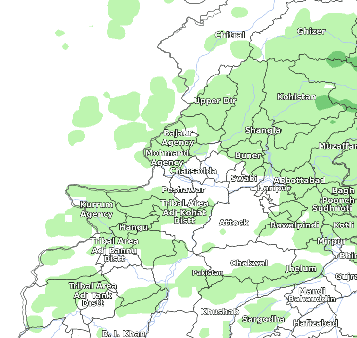 Rainfall Alert KPK